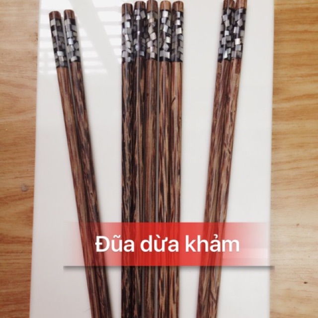 Đũa dừa, đũa dừa khảm cửu khổng
