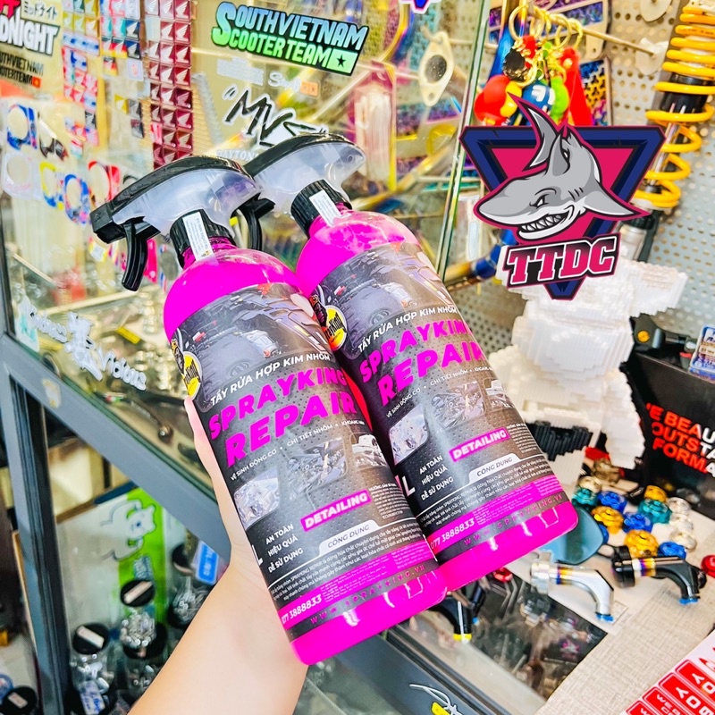 Dung dịch tẩy rửa lốc máy hợp kim nhôm SPRAYKING chính hãng ✌🇻🇳