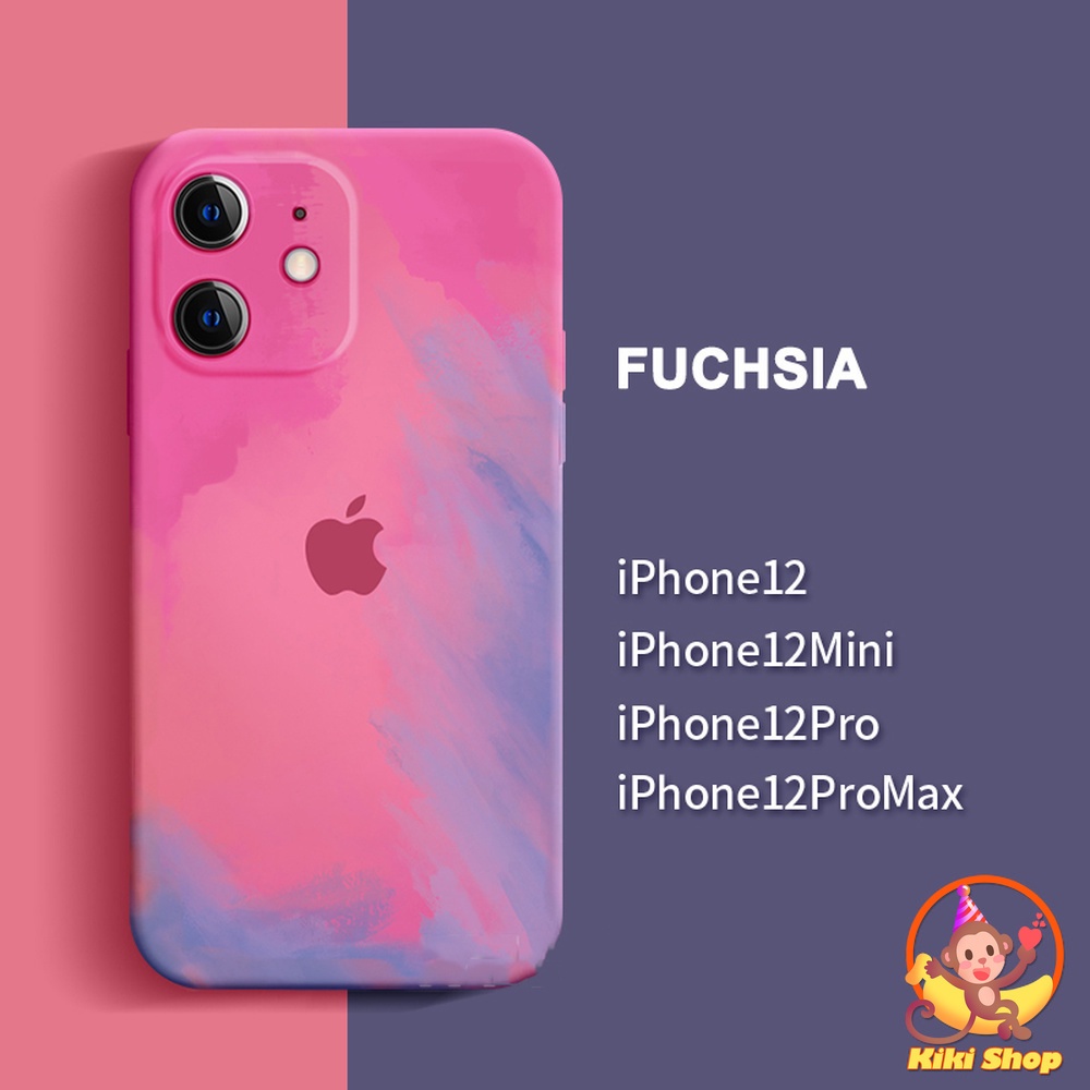 Ốp điện thoại silicon TPU mềm chống thấm nước nhiều màu bảo vệ camera cho IPhone 12 11 Pro Max X XS Max XR 8 7 Plus