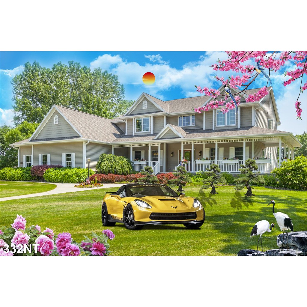 TRANH DÁN TƯỜNG 3D PHONG CẢNH,CẢNH VẬT, CẢNH TRANG TRÍ,THIÊN NHIÊN.