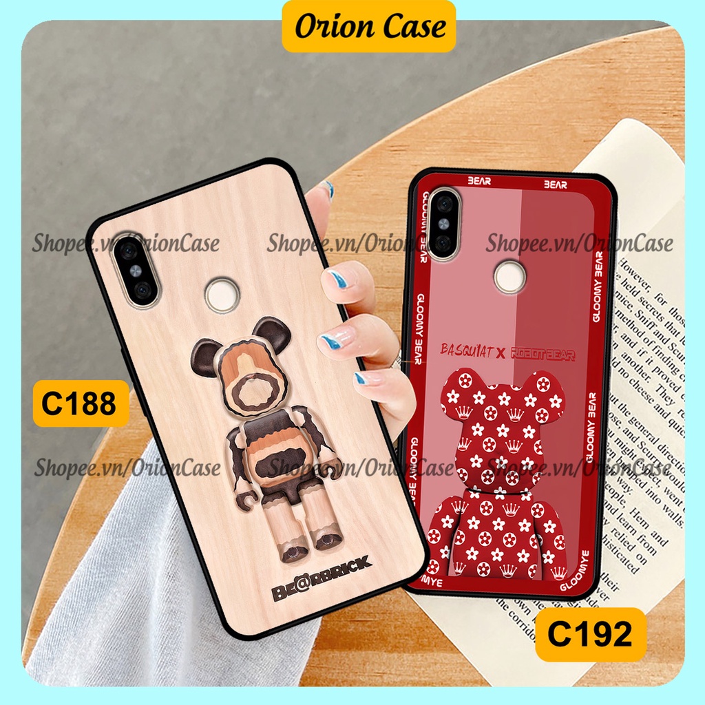 Ốp lưng Xiaomi Redmi Note 5 / Note 6 in hình bearbrick 3D thời trang, cá tính. ốp chống sốc, bền đẹp