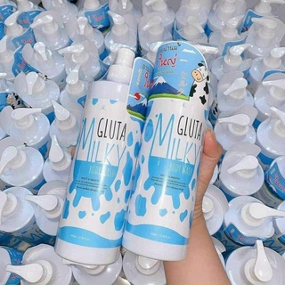 Sữa tắm con bò Gluta Milky Thái Lan 650ml
