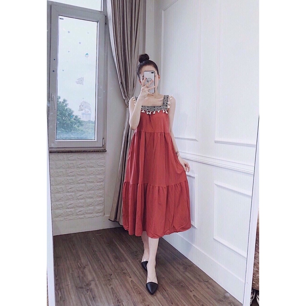 [MỚI VỀ]Đầm bầu thời trang thiết kế công sở dáng dài phong cách Hàn Quốc rẻ đẹp - Váy bầu đẹp giá rẻ