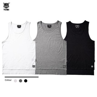 [Mã BMLT30 giảm đến 30K đơn 299K] Áo ba lỗ tà ngang TOBI UNISEX