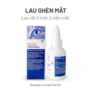 Dung dịch lau ghèn mắt chó mèo - Bông tẩy vệ sinh - Giảm ố vàng, viêm mắt