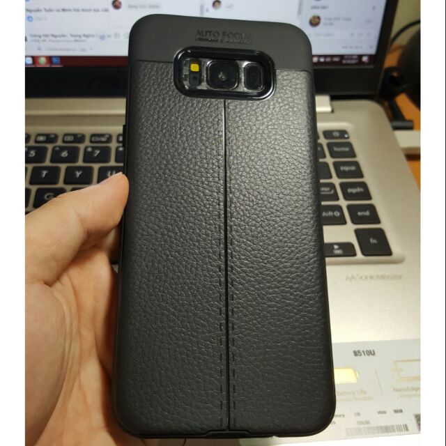 Ốp TPU dẻo giả da s8 và s8plus