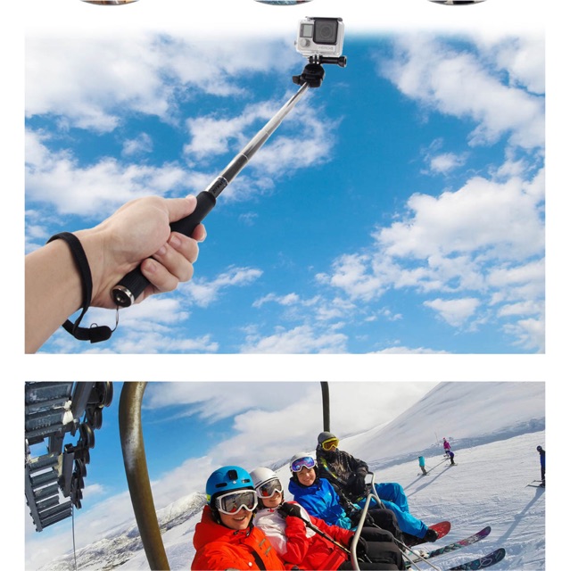 GẬY TỰ SƯỚNG MONOPOD PULUZ CHO ĐIỆN THOẠI,GOPRO