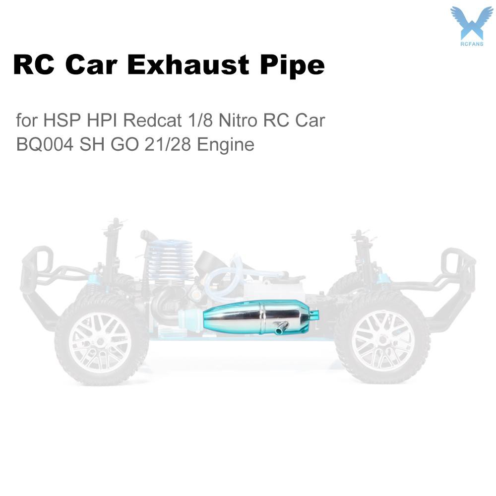 Pô xe hơi RC cho HSP HPI Redcat 1/8 Nitro động cơ BQ004 SH GO 21/28