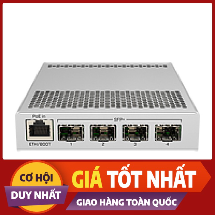 Thiết bị chuyển mạch Switch Mikrotik CRS305-1G-4S+IN - Nhập khẩu & Bảo hành chính hãng 12 Tháng - Hỗ trợ kỹ thuật 24/7