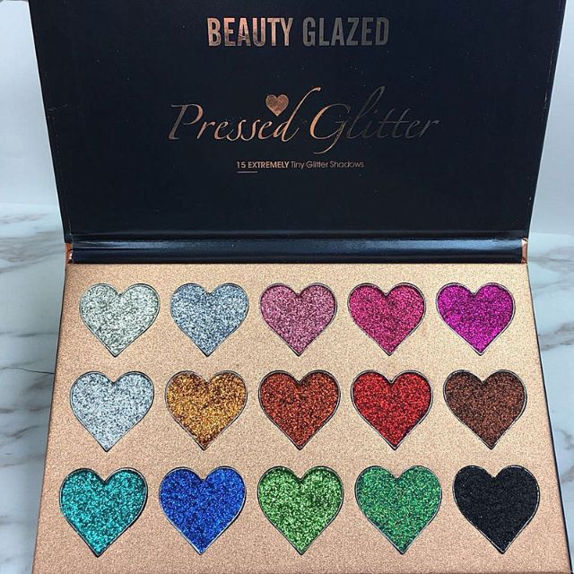 Bảng kim tuyến Beauty Glazed pressed Glitter Heart B28