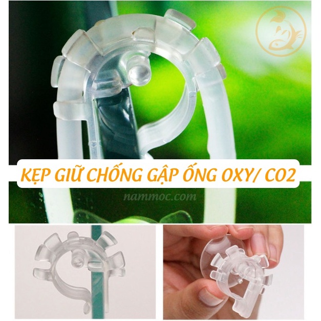 Kẹp Đa Năng | Hít Giữ Chống Gập Ống Oxy, CO2