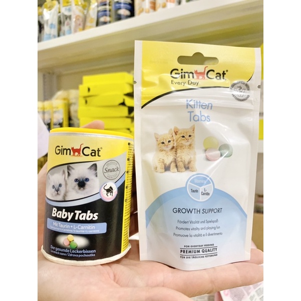 VITAMIN BABYTABS GIMCAT 85G - 240 VIÊN CHO MÈO CON NHẬP ĐỨC GIÁ CỰC RẺ
