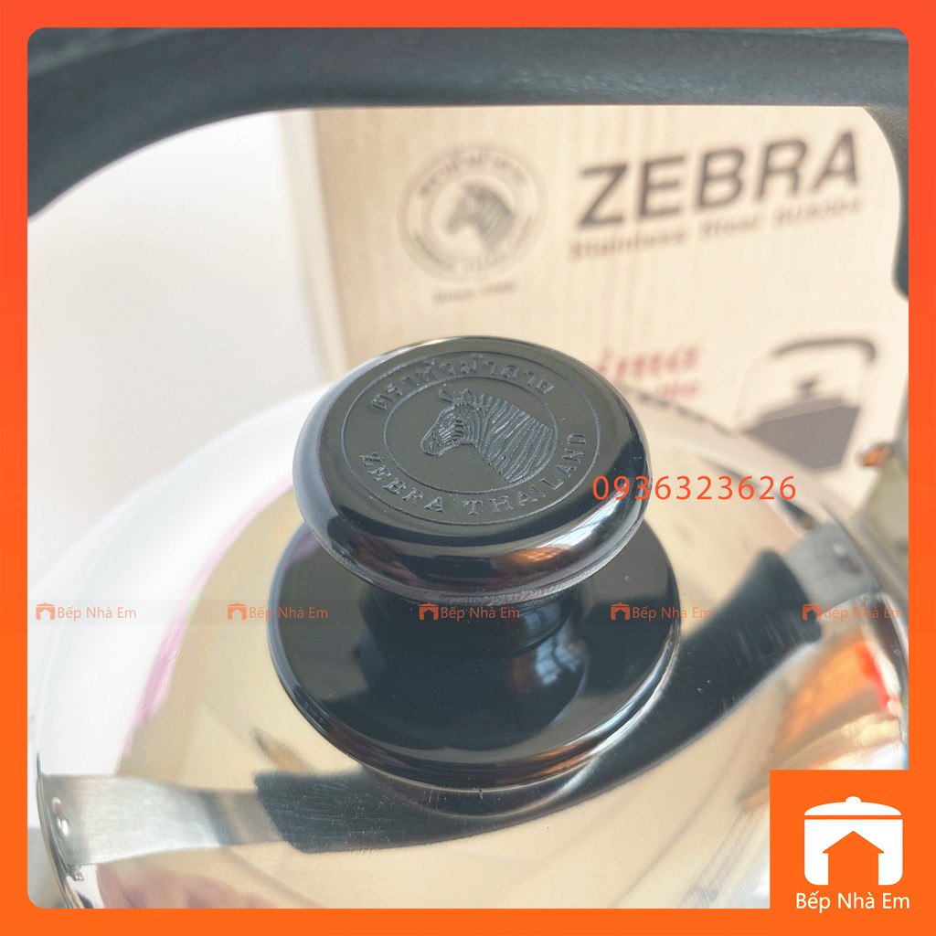 Ấm Đun Nước Zebra Siêu Dày 1.0L Nhỏ Gọn Cao Cấp - Hàng Nhập Khẩu Thái Lan