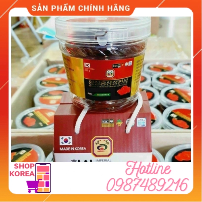Hồng Sâm Thái Lát Tẩm Mật Ong Cao Cấp Hàn Quốc, (Hộp 200gr)