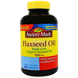 Dầu Hạt Lanh Flaxseed Oil 1000mg - Tốt Tim Mạch, Hệ Thần Kinh