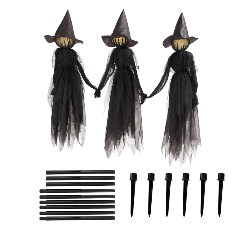 Aoto Đèn Trang Trí Halloween Hình Bàn Tay Phù Thủy Đáng Sợ