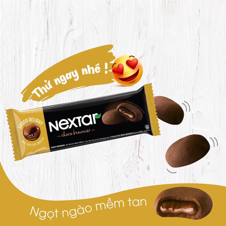 Bánh quy mềm Nabati Socola Brownies Nextar hộp 112g
