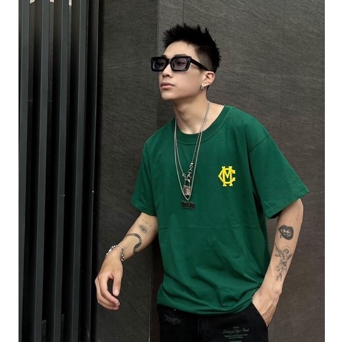 Áo phông chính hãng Mikenco INTERLOCKING GREEN