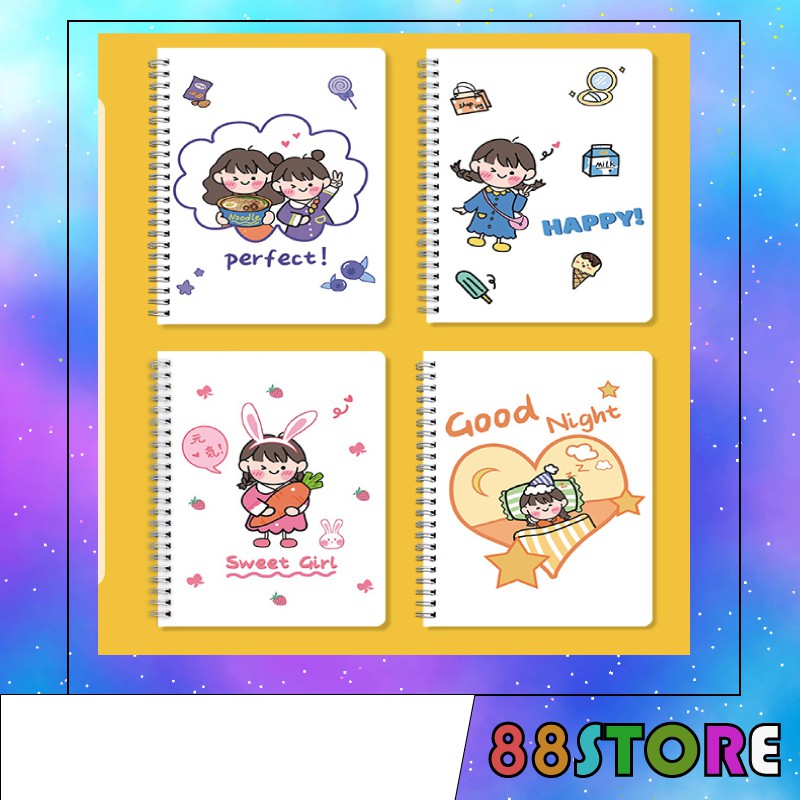 [Mã LIFEXANH03 giảm 10% đơn 500K] [BAO GIÁ SHOPEE] Sổ lò xo A5 được chọn mẫu AOBA-A5-SLX3