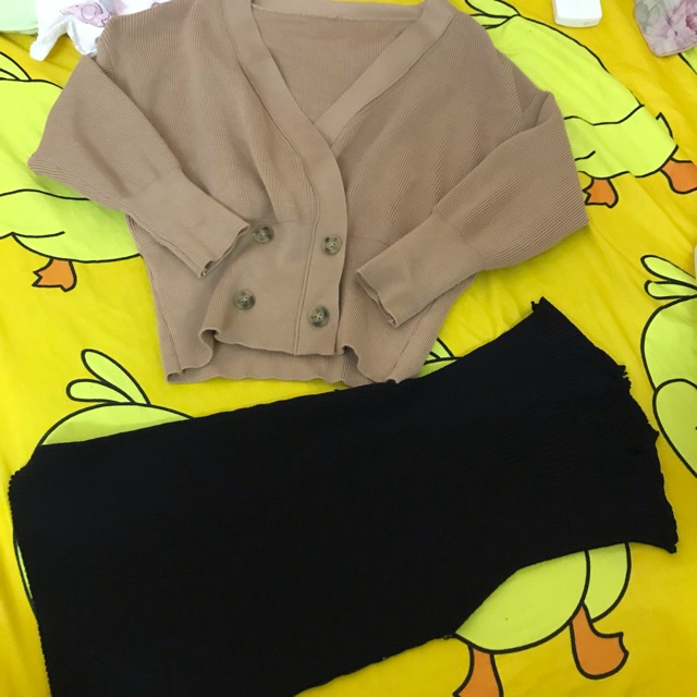 áo len tay bồng