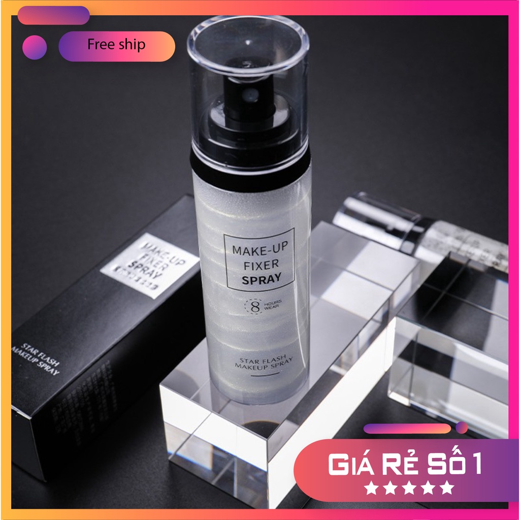 Xịt nhũ khóa trang điểm cố định lớp make up Star Flash Spray 8 Hours Wear Sena Beauty | BigBuy360 - bigbuy360.vn