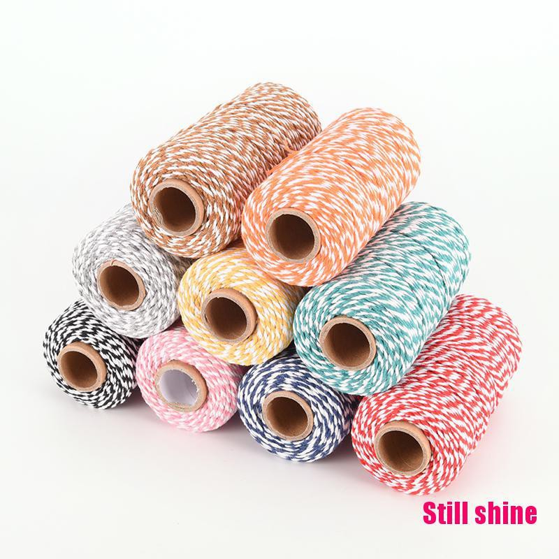 1 Cuộn Dây Cotton 100m 2mm 9 Màu