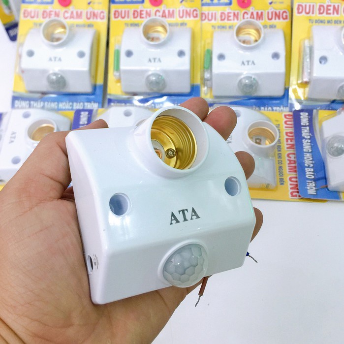 Đui Đèn Cảm Ứng Hồng Ngoại ATA model AT18A Đuôi E27- Hàng Cao Cấp- Uy Tín Chất Lượng