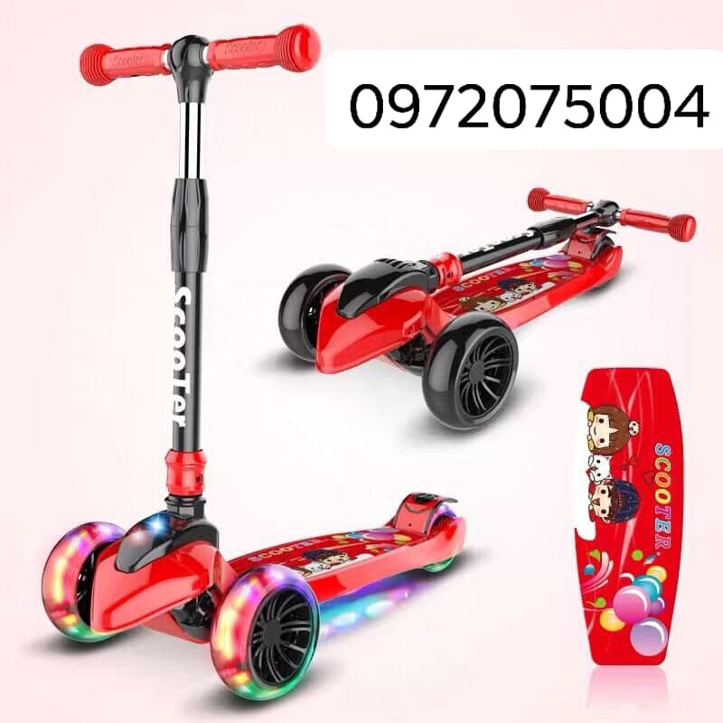 Xe trượt Scooter đèn led size lớn cho bé