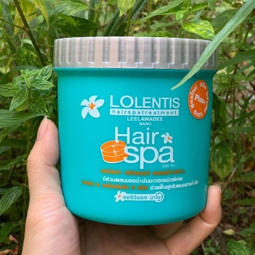 [ Siêu Mềm Mượt ] Ủ ṫóc siêu mềm mượt Lolentis Hair Spa Leelawadee Nano Thái Lan 500g