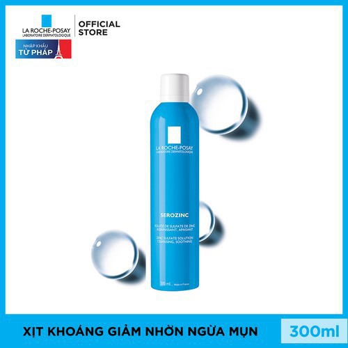 Nước khoáng giúp làm sạch &amp; làm dịu da La Roche-Posay Serozinc 300ml