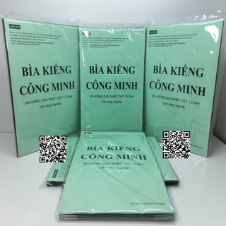 Bìa kiếng chịu nhiệt A4 (dày 1dem5, 100 tờ 1 xấp, 1 xấp 1,26kg)