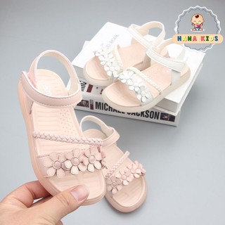 Giày Sandal Bé Gái ♥ FREESHIP ♥ Dép Quai Hậu Cho Bé Đế Mềm Chống Trơn Họa Tiết Hoa Đan Dây Chéo Siêu Xinh Size 21 - 30