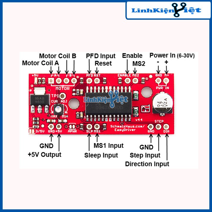 MODULE ĐIỀU KHIỂN ĐỘNG CƠ BƯỚC A3967