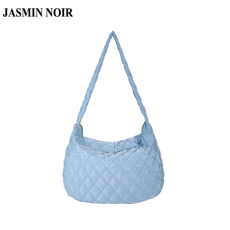 Túi Xách JASMIN NOIR Đeo Chéo Họa Tiết Sọc Caro Đơn Giản Thời Trang Dành Cho Nữ