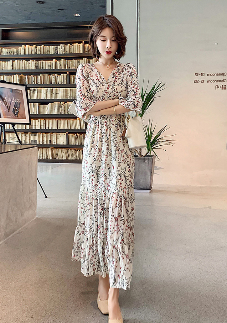 Đầm Voan Hoa Thời Trang 2021 Dành Cho Nữ | BigBuy360 - bigbuy360.vn