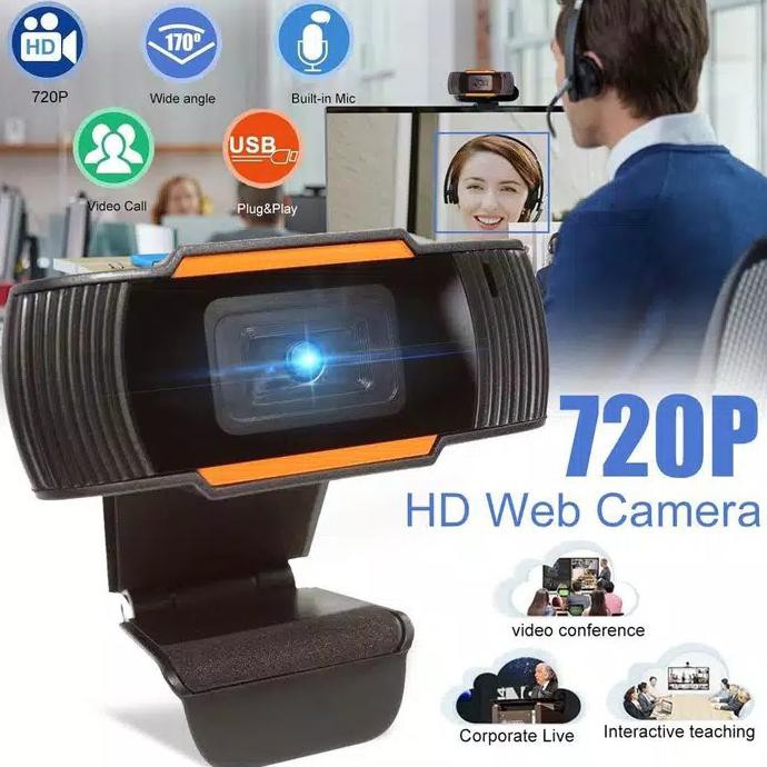 Webcam Hd 720p Tự Động Lấy Nét Cho Pc Laptop Và Máy Tính Để Bàn