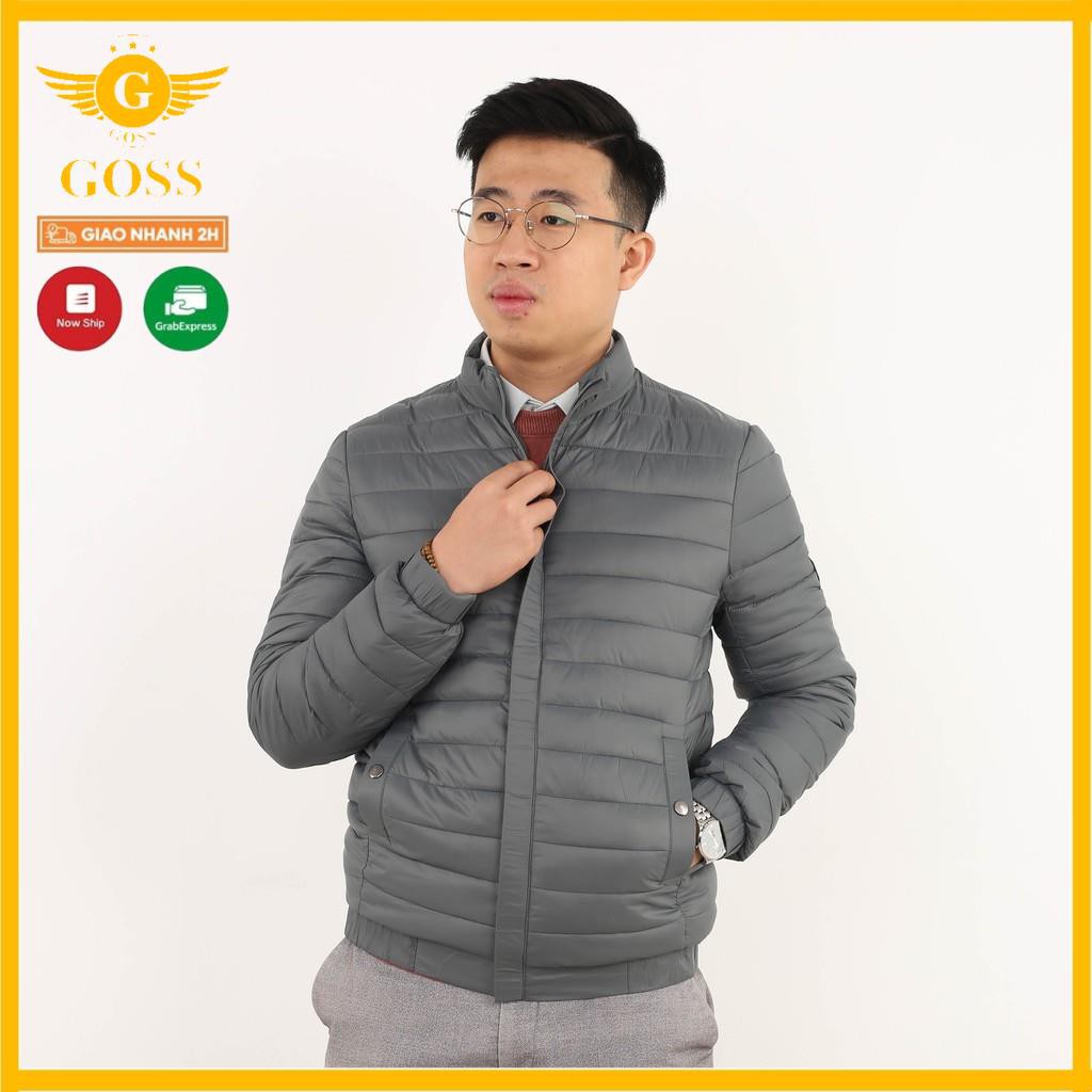 ⭐️Hàng Loại 1⭐️ Áo phao nam siêu nhẹ siêu ấm giữ nhiệt GOSS - Áo khoác phao nam cao cấp chính hãng