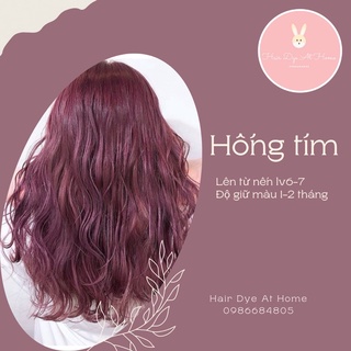 Thuốc nhuộm tóc -HỒNG TÍM  kèm trợ tóc