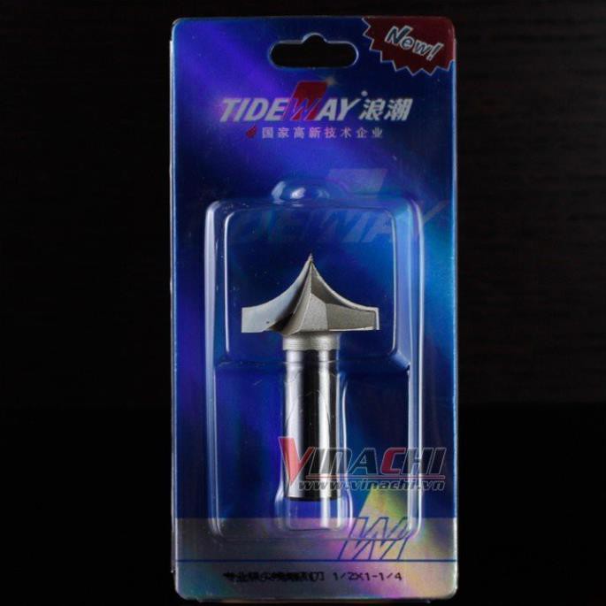 Mũi Soi Mũi Tên Tideway AC0405 Cốt 12.7mm Chuyên Phay Rành Cong Lồi, Dùng Soi Phào Chỉ Trong Làm Đồ Nội Thất