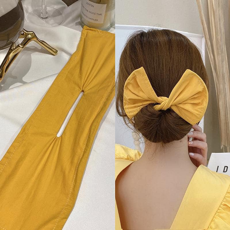 [Sỉ lẻ] Búi Tóc Nơ Tiện Dụng Hợp Thời Trang thanh lịch sành điệu giá rẻ cho nữ HOT TREND Hàn Quốc - Noisocks