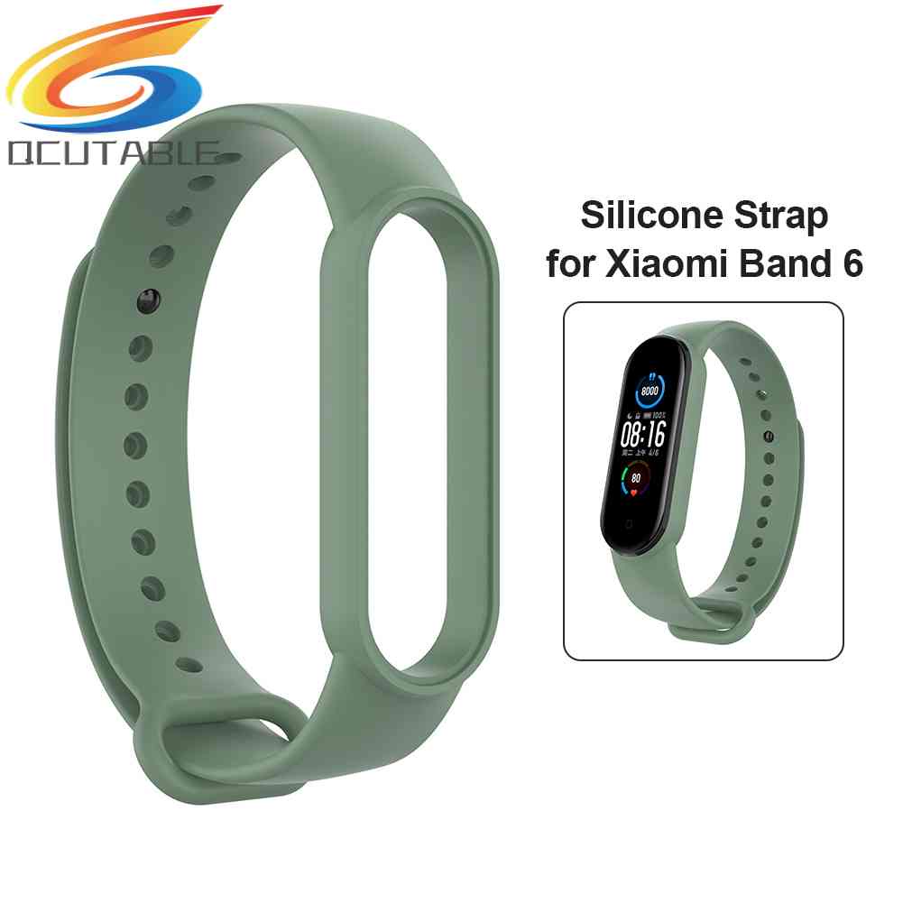 Dây Đeo Silicone Thay Thế Cho Đồng Hồ Thông Minh Mi Band 6 / 6 NFC / 5 / 5 NFC