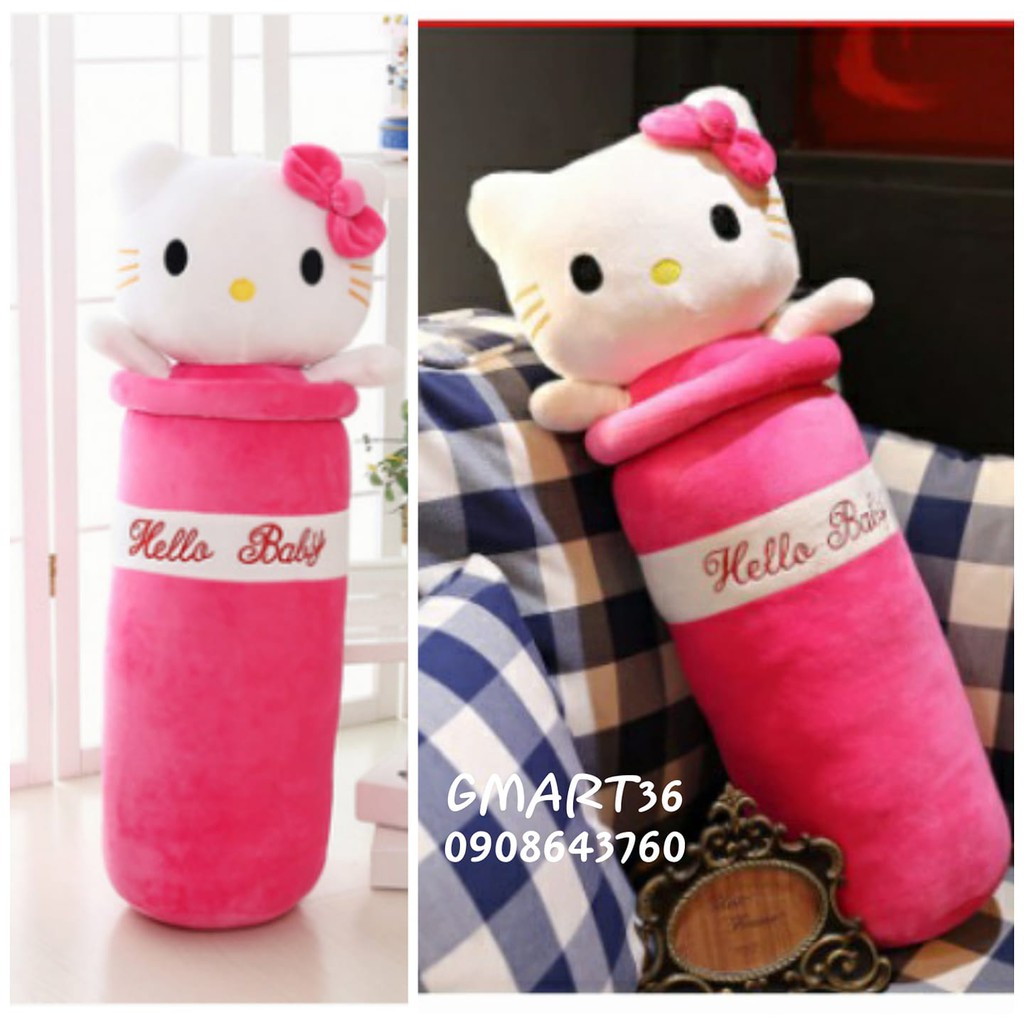 💕 Gối ôm đầu mèo Kitty E0069 💕