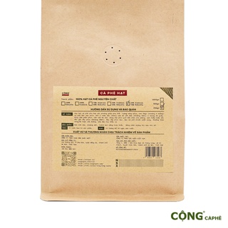 Cà phê hạt 250gr pha phin 100% Robusta Cộng Cà Phê