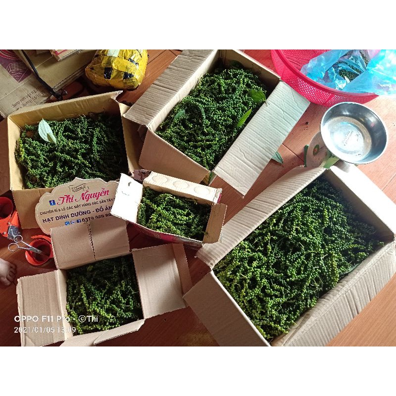 1kg Tiêu xanh Đăk Lăk nhà trồng