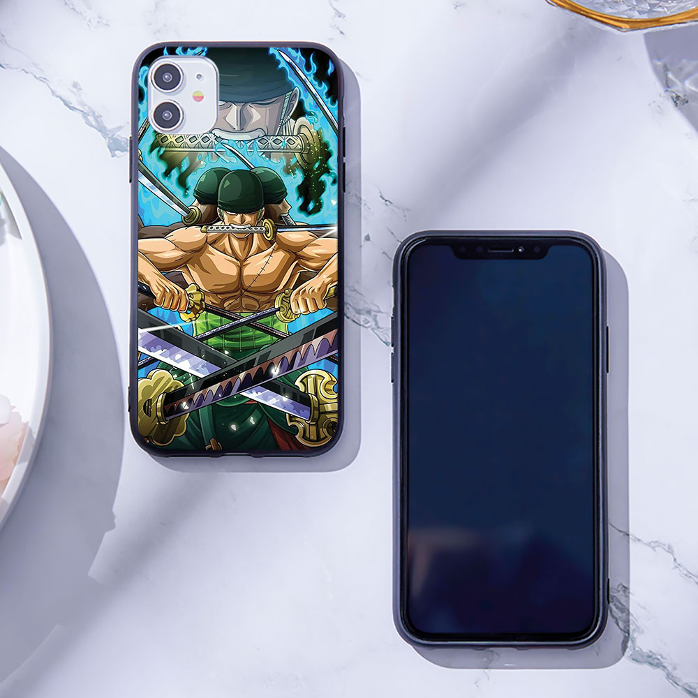 Ốp Điện Thoại Mềm Samsung Galaxy A6 / A8 Plus / A7 / A9 2018 Roronoa Zoro One Piece