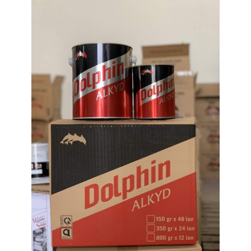 Sơn dầu Phủ Bóng Cao Cấp Dolphin Alkyd