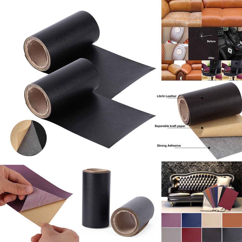 Băng Keo Dán Sửa Chữa Đồ Nội Thất/Ghế Sofa/Đồ Nội Thất Bằng Chất Liệu Da Tự Dính Nhiều Màu Sắc