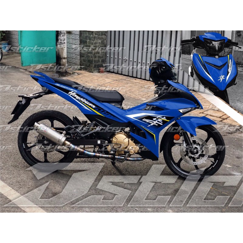 Tem Hayabusa Ex 150 rời xe xanh Gp