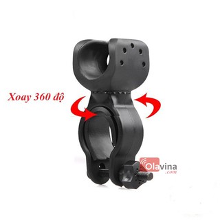 ​Kẹp đèn pin xe đạp xoay 360 độ