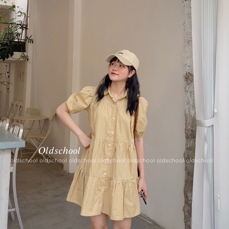 ĐẦM SƠ MI BABYDOLL ULZZANG (SẴN/KÈM VIDEO REVIEW)